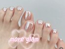 フット持ち込みニュアンスネイル