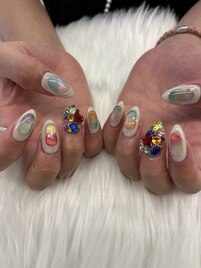 ぷくぷくネイル