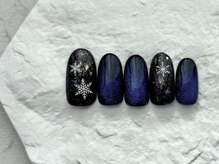 リライトネイル(Relight nail)/ちゅるんマグ×雪の結晶ネイル☆