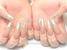 ボタネイル 本厚木(BOTANAIL)/ガラスフレンチネイル