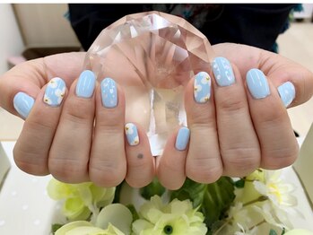 プルミエ ネイル(Premier Nail)/手描きフラワー♪