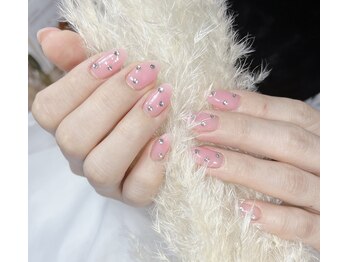 ティナ ネイルスタジオ(Tina Nail Studio)/ワンカラースートンデザイン