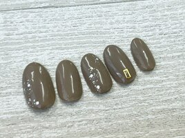 カーキ×キラキラ×ゴールド