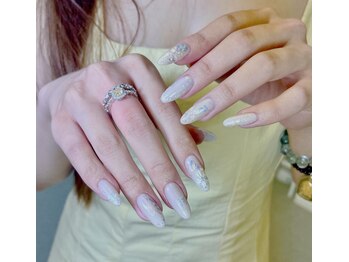 ピピーネイルズ 新宿(PIPPY NAILS)/3Dお花/手書きアート