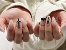 シェルネイル(SHELL NAIL)/手描き/staff:Yuzuha