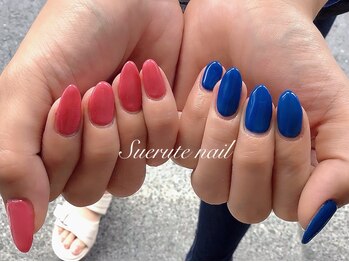 スエルテ ネイルサロン 北千住店/ワンカラーテレコネイル　¥6000