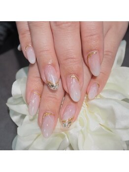 ネイルサロン イツキ(itsuki)/天然石♪水晶♪クラック♪大理石