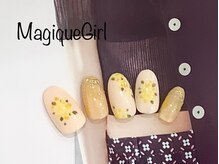 ネイルサロン マジックガール(Nail Salon MagiqueGirl)/【フラワーネイル】