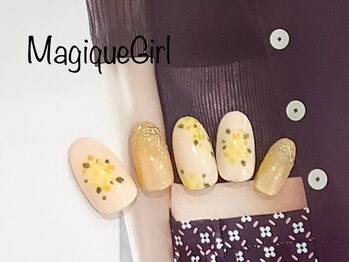 ネイルサロン マジックガール(Nail Salon MagiqueGirl)/【フラワーネイル】