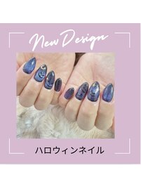 ハロウィンネイル　秋冬デザイン