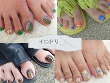 イロドリの雰囲気（フットネイルもオールシーズン大人気♪）