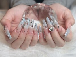 グラデーション、キラキラ