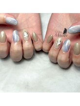 ミネット(Minette)/【定額】ブルー×大理石