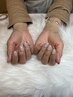 【HAND NAIL】ジェルネイルワンカラー　¥4000