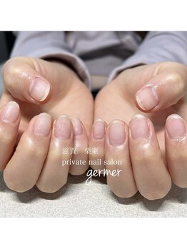 ジェルメ(germer)/お爪の保護に!自爪風ネイル♪