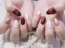 キラキラネイル 川口 南鳩ヶ谷店/可愛いリボンデザイン