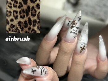 airbrush/ヒョウ柄 ¥14,700