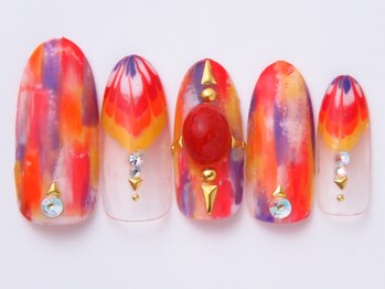 ネイリックス 栄ガスビル(NAILX)/暖色系であったかネイル