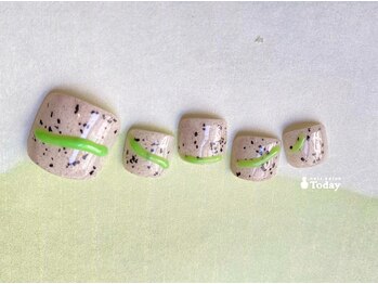 ネイルサロン トゥデイ 心斎橋店(Today)/foot art ¥10500