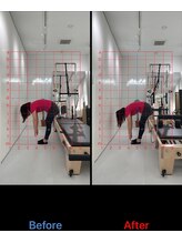 ピラティスエルエー(pilates LA)/たった1回のビフォーアフター