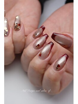 バレンタインアシメデザイン☆