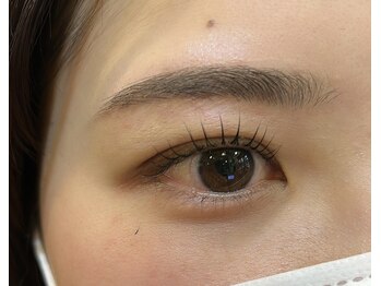 ジェム バイ ヘアータイム(gem by HAIR TIME)/ブラウンロッドでまつ毛パーマ