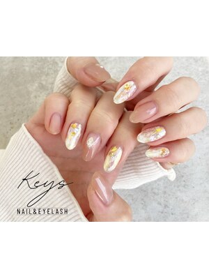 Keys -nail&eyelash-