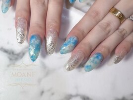 夏のニュアンスネイル