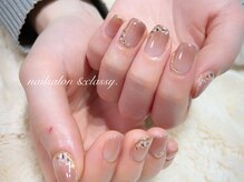 アンドクラッシィ(&classy.)/持ち込みデザイン/押し花ネイル