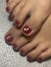 ｜FOOT｜美爪ケア付__マグネット・フラッシュワンカラー