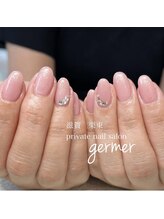 ジェルメ(germer)/ワンカラーにストーンで