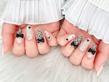 ビューティー ライン 藤沢店(BEAUTY LINE)の写真/《パラジェル歴10年の登録サロン》モチ・形に自信あり！カラー200色＆パーツ500種類以上&持込ARTの再現性◎