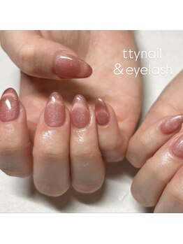 ティーネイルアンドアイラッシュ(tty)/マグネットフレンチネイル
