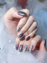 ビーネイル 新松戸(BE NAIL)/マーブルネイル