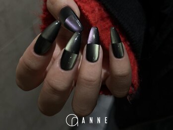 アンネ 梅田 GRACE店(ANNE)/切り替えマグネットネイル