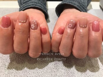 テラスアヴェダビューティー(Terrace AVEDA beauty)/*桜ネイル*