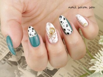 ダルメシアンnail