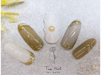 テセネイル(Tese Nail)/6月定額 ぷっくりフラワー☆