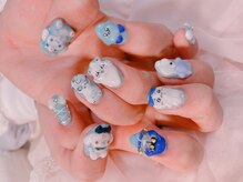 ネイルサロン パピリオ(Nail Salon papilio)/ブルーのキャラ大集合☆ 2023.3