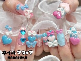 3Dりぼん/ゴテゴテ/ハート