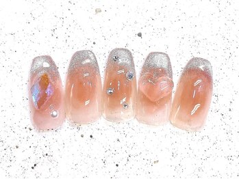 ネイルアンドまつげ リュフェール 五反田(Nail Lufaire)/チーク×マググラデ