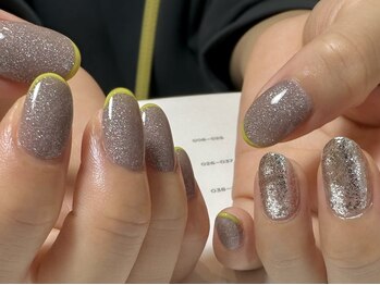 デューネイルスタジオ(dew nail studio)/イエローフレンチ