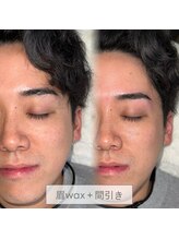 ランド(LAND)/【メンズ】眉wax＋間引き