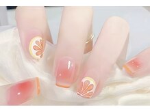 エイチスリー(H3)/様々色でのチーク定額ネイル