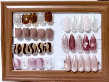 トイネイル(toinail)の写真/迷われる方にオススメ♪トレンドから季節のデザインまで定額メニューとして始めたので毎月楽しめます◎