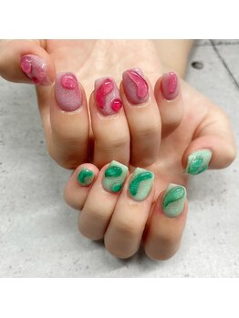 ネイルサロン あんび/人気NO.1☆90分アート