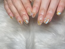 ネイルキュージュウサン(Nail 93)の雰囲気（ラメグラデーション※パーツ追加）