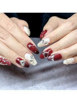 カプチーノ(cappuccino)/バレンタインネイル