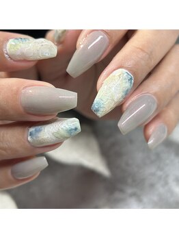 ネイルズ ヒマワリ(Nails Himawari)/【前田担当】定額ニュアンスart