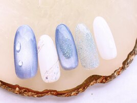梅雨ネイル¥6980